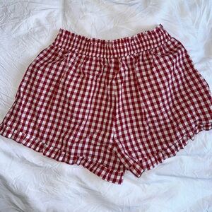 NEW SHEIN Plaid Boxer Shorts